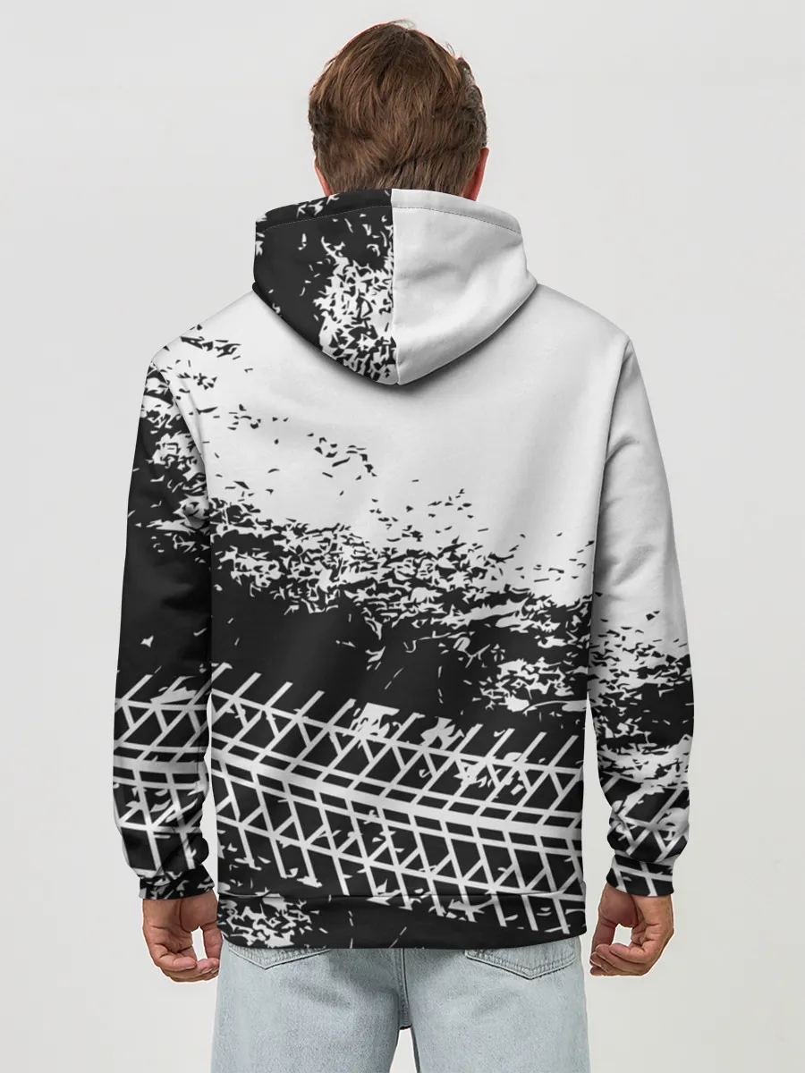 Худи мужской база хлопок / СЛЕД БМВ | BMW