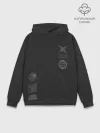 Худи мужской база хлопок / Carbon StreetWear