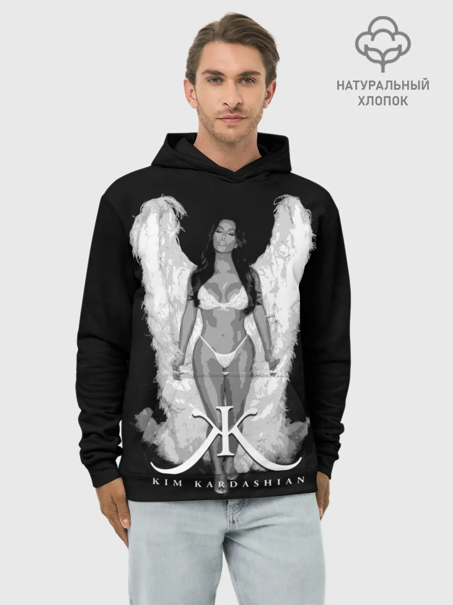 Худи мужской база хлопок / Ким Кардашьян
