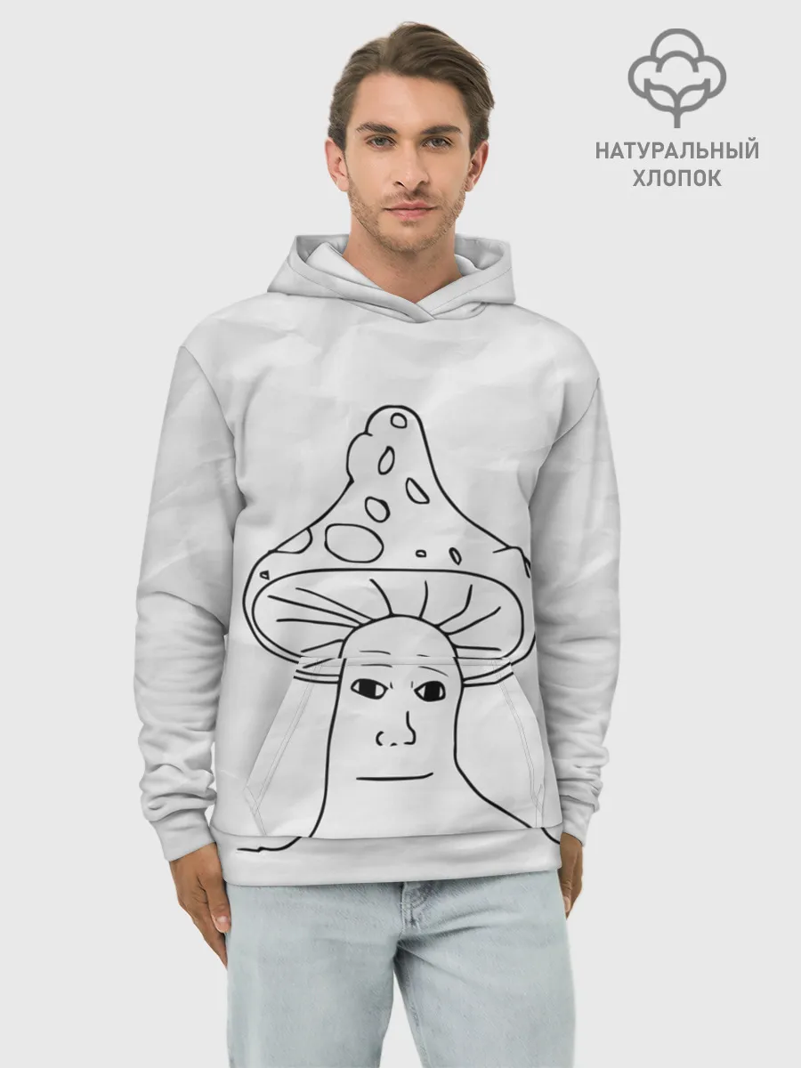 Худи мужской база хлопок / Шрумджек | Shroomjak | Мем