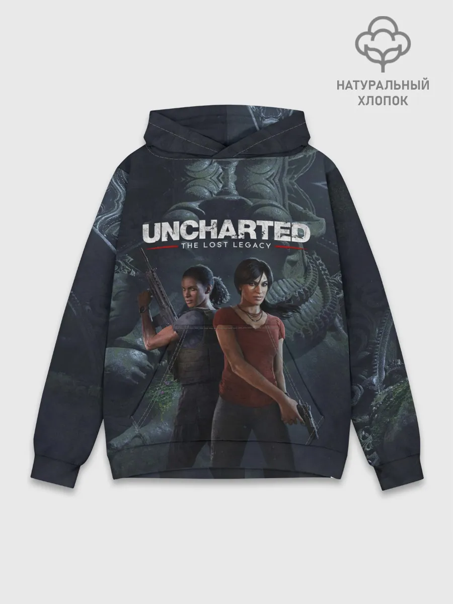 Худи мужской база хлопок / Uncharted The Lost Legacy
