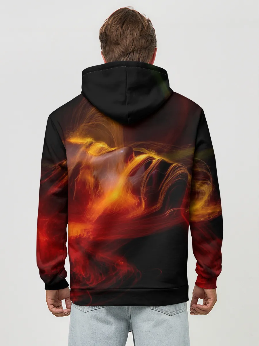 Худи мужской база хлопок / Fire Girl