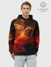 Худи мужской база хлопок / Fire Girl