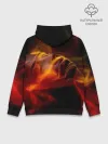 Худи мужской база хлопок / Fire Girl