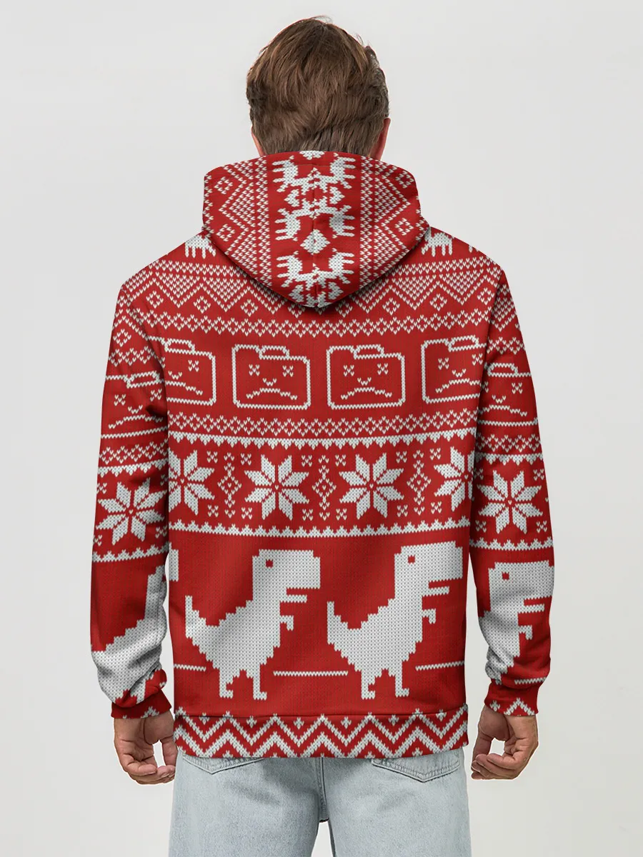 Худи мужской база хлопок / Новогодний гугл