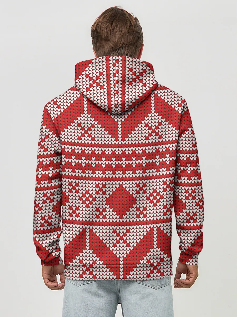 Худи мужской база хлопок / Вязаный рисунок