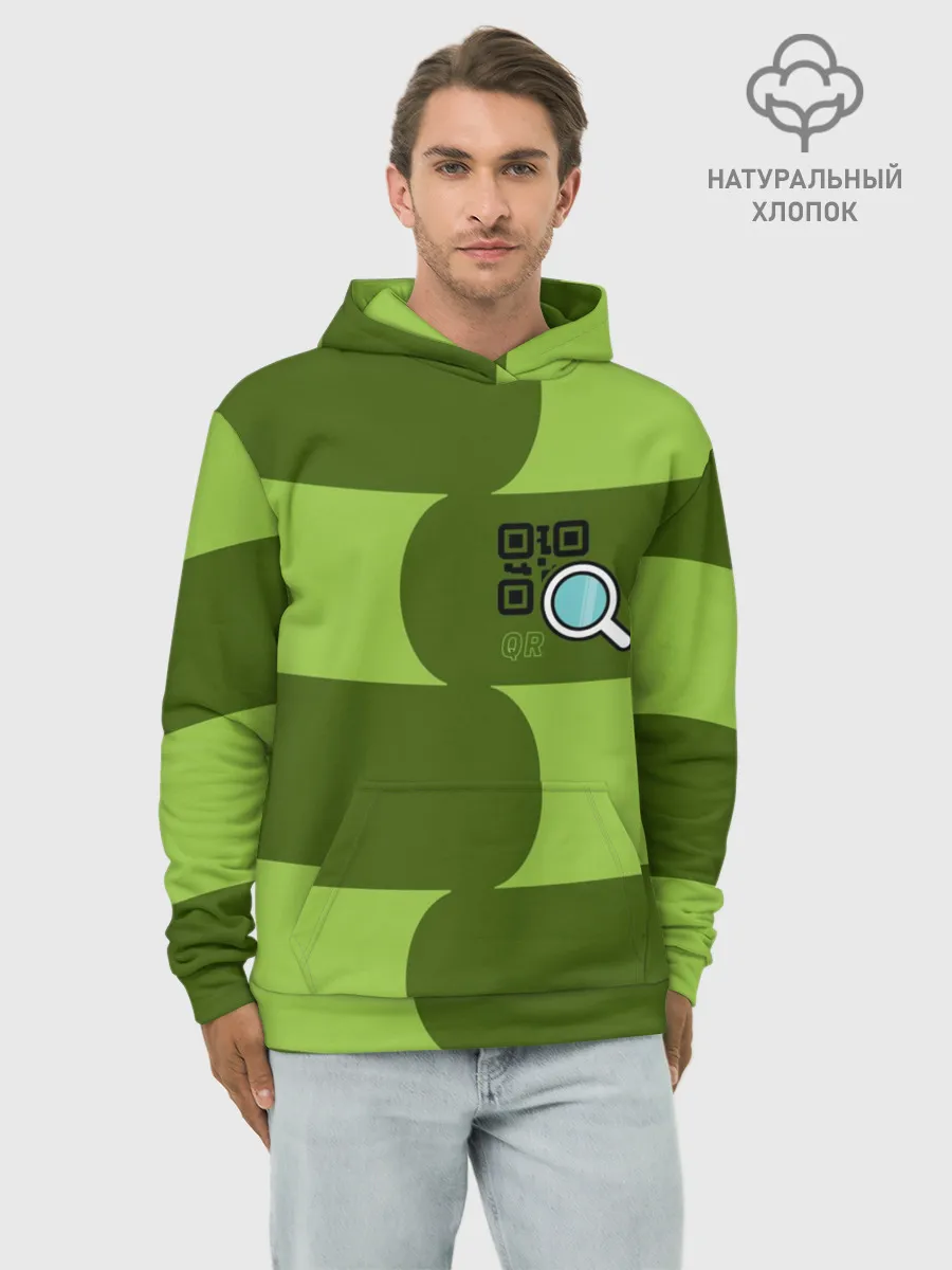 Худи мужской база хлопок / В поисках QR