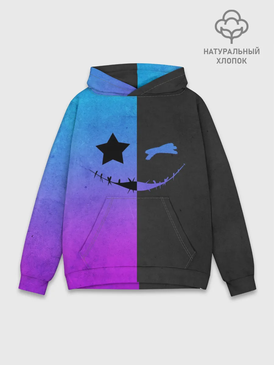 Худи мужской база хлопок / Gradient emoji