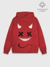 Худи мужской база хлопок / Red Evil Smile