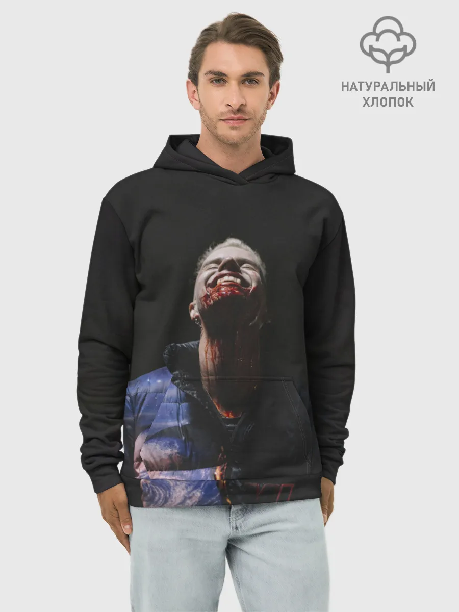 Худи мужской база хлопок / Фараон вампир