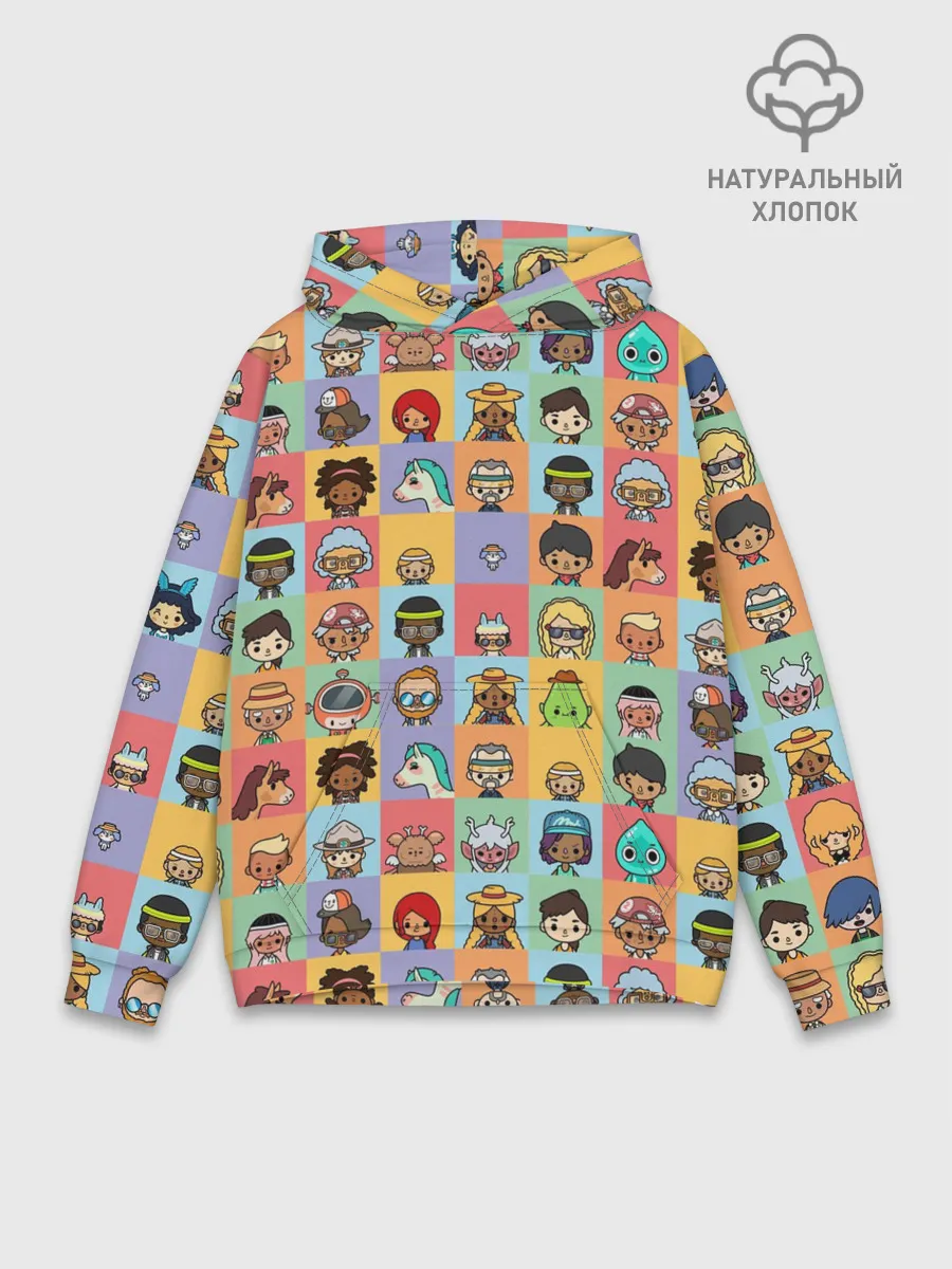 Худи мужской база хлопок / Toca Life Worl