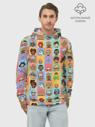 Худи мужской база хлопок / Toca Life Worl