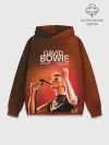 Худи мужской база хлопок / Brilliant Live Adventures - David Bowie