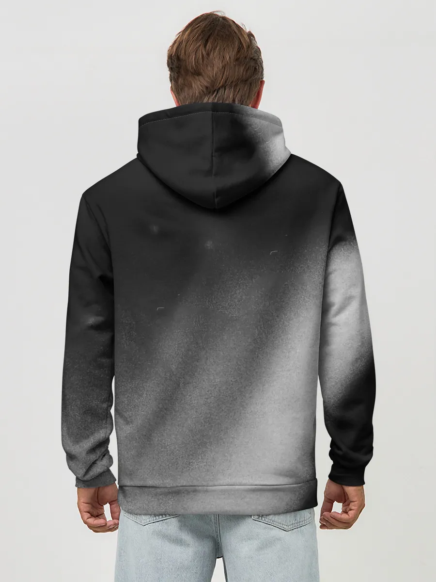 Худи мужской база хлопок / Welcome to the Blackout - David Bowie