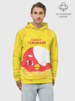Худи мужской база хлопок / Sweet lemonade