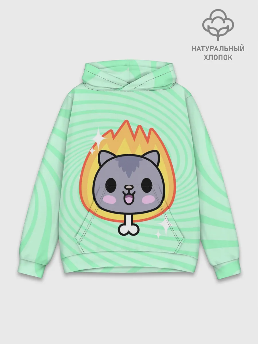 Худи мужской база хлопок / Toca Boca Cat