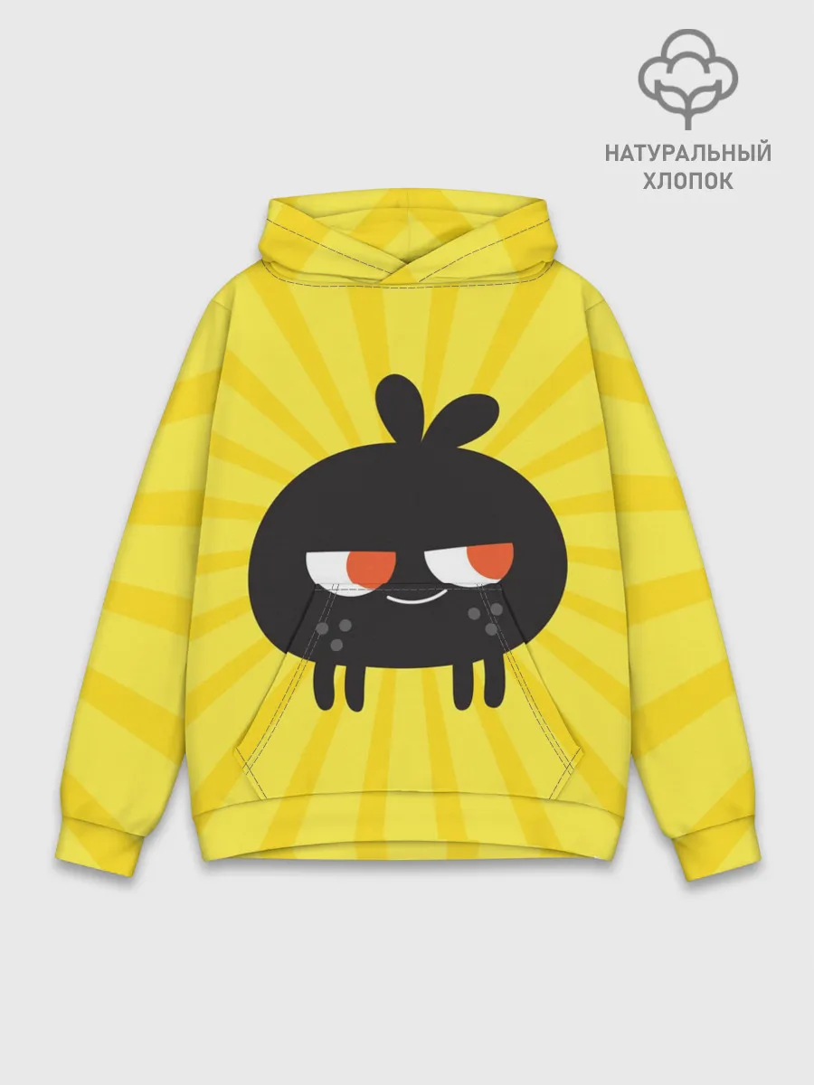 Худи мужской база хлопок / Toca Boca Yellow