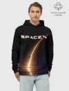 Худи мужской база хлопок / Space X
