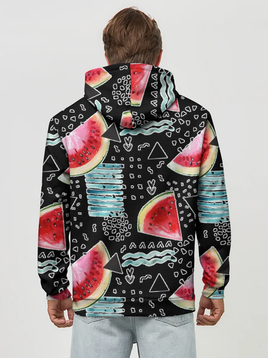 Худи мужской база хлопок / сладкий арбуз