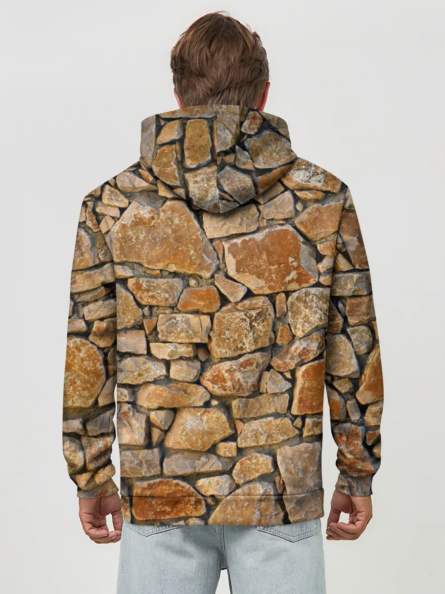 Худи мужской база хлопок / Каменная стена