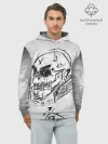 Худи мужской база хлопок / SKULL BY VIK CANEMIRA