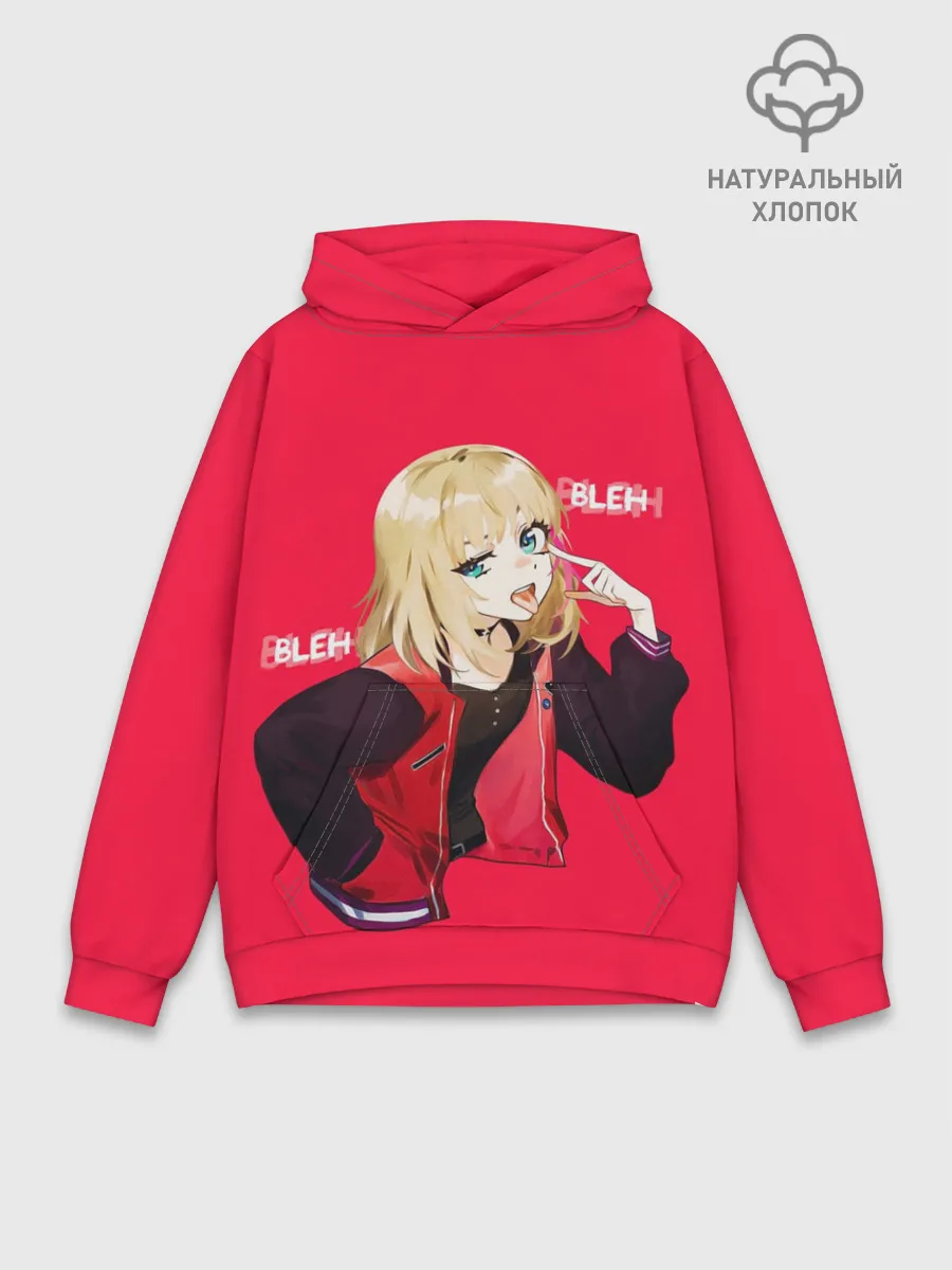 Худи мужской база хлопок / Kawai Rika. Bleh