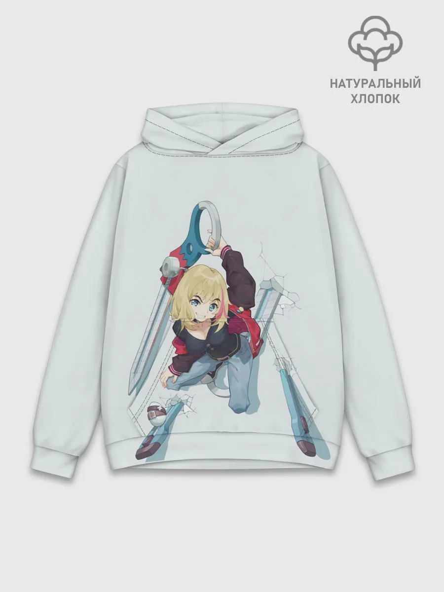 Худи мужской база хлопок / Рика Каваи