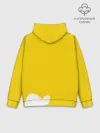 Худи мужской база хлопок / Yellow egg. Oto Ai
