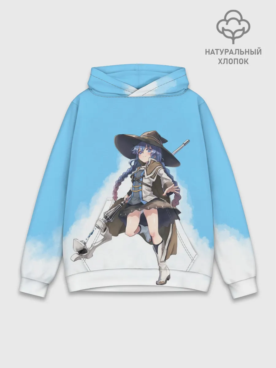 Худи мужской база хлопок / Рокси Ведьма