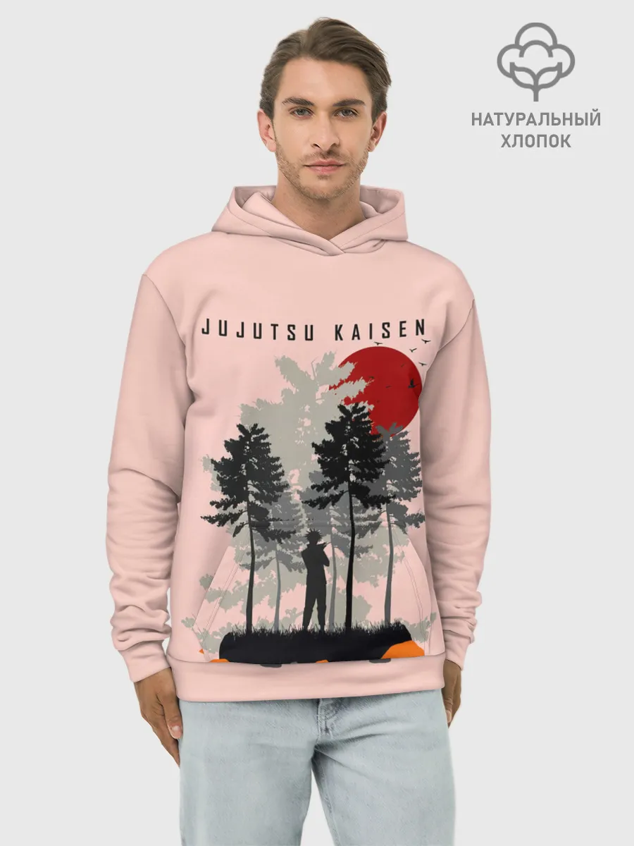 Худи мужской база хлопок / Fushiguro Megumi Jujutsu Kaisen