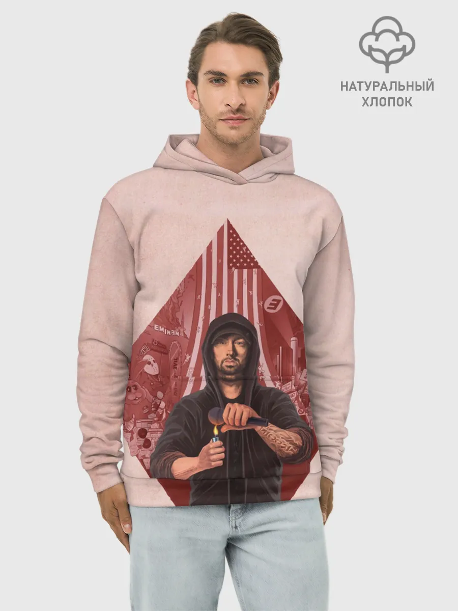 Худи мужской база хлопок / Rap truth