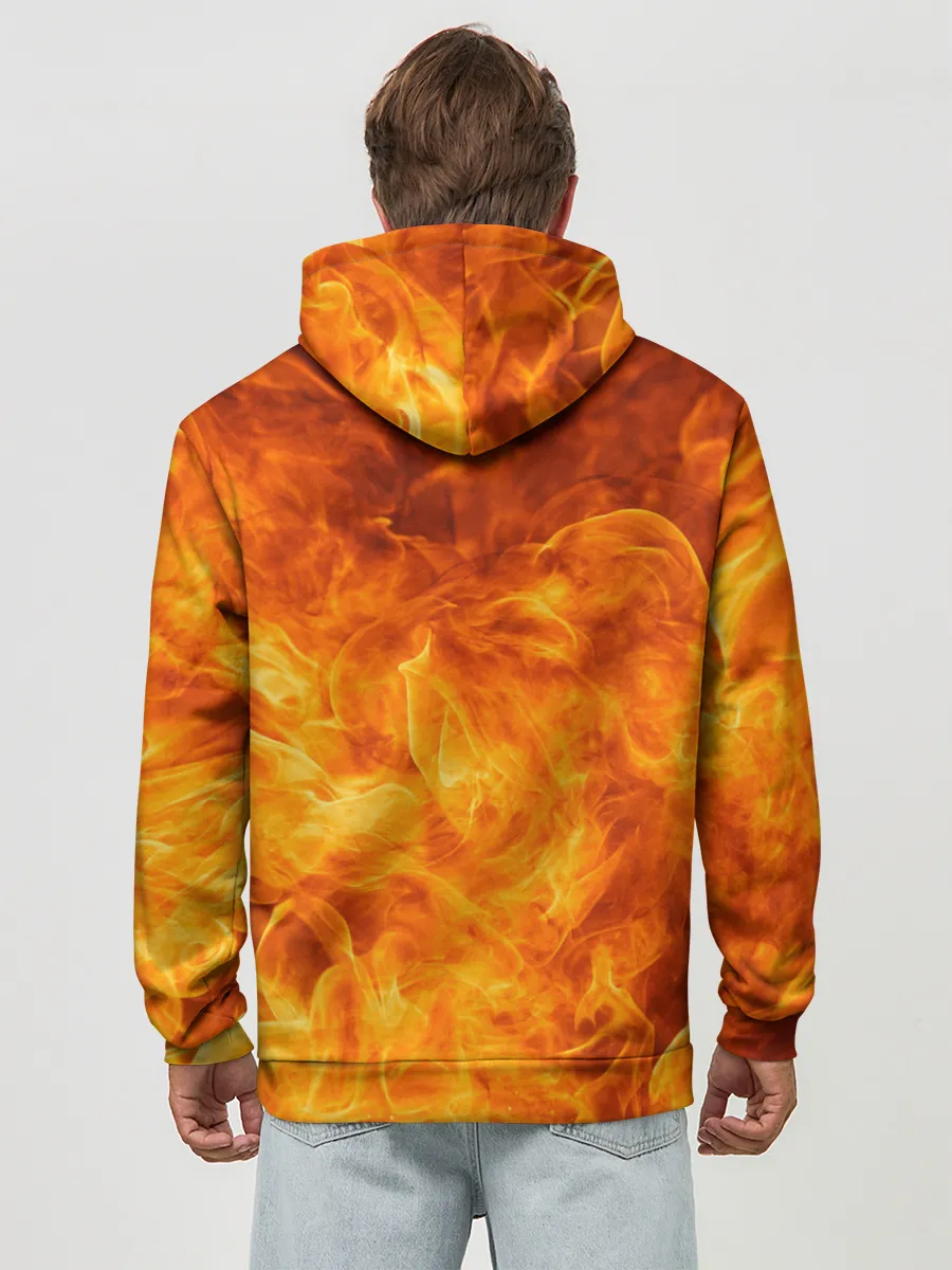 Худи мужской база хлопок / Японский дракон | Japanese Dragon