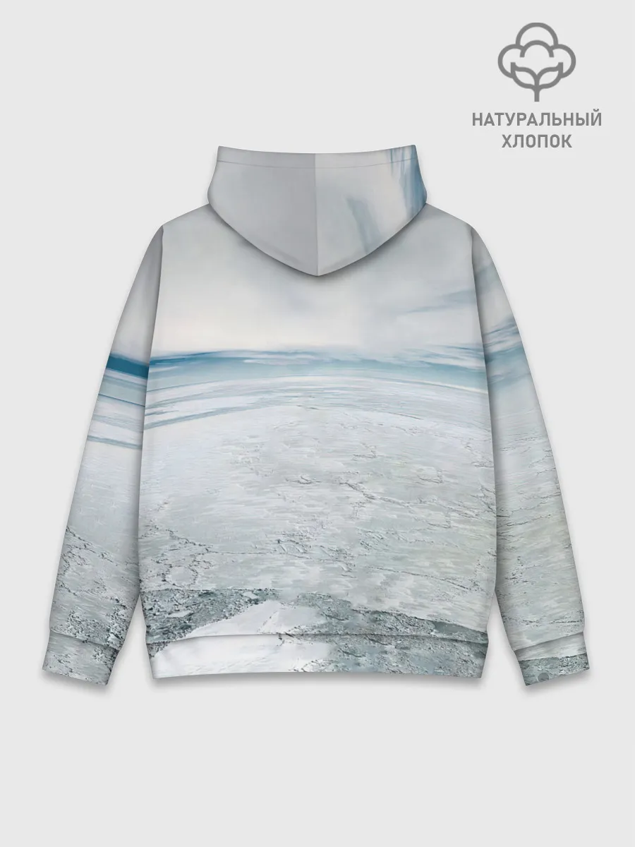 Худи мужской база хлопок / Infinite - Deep Purple