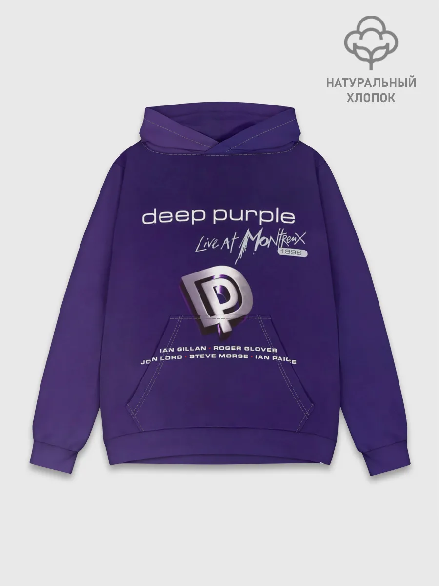Худи мужской база хлопок / Deep Purple - Live at Montreux 1996