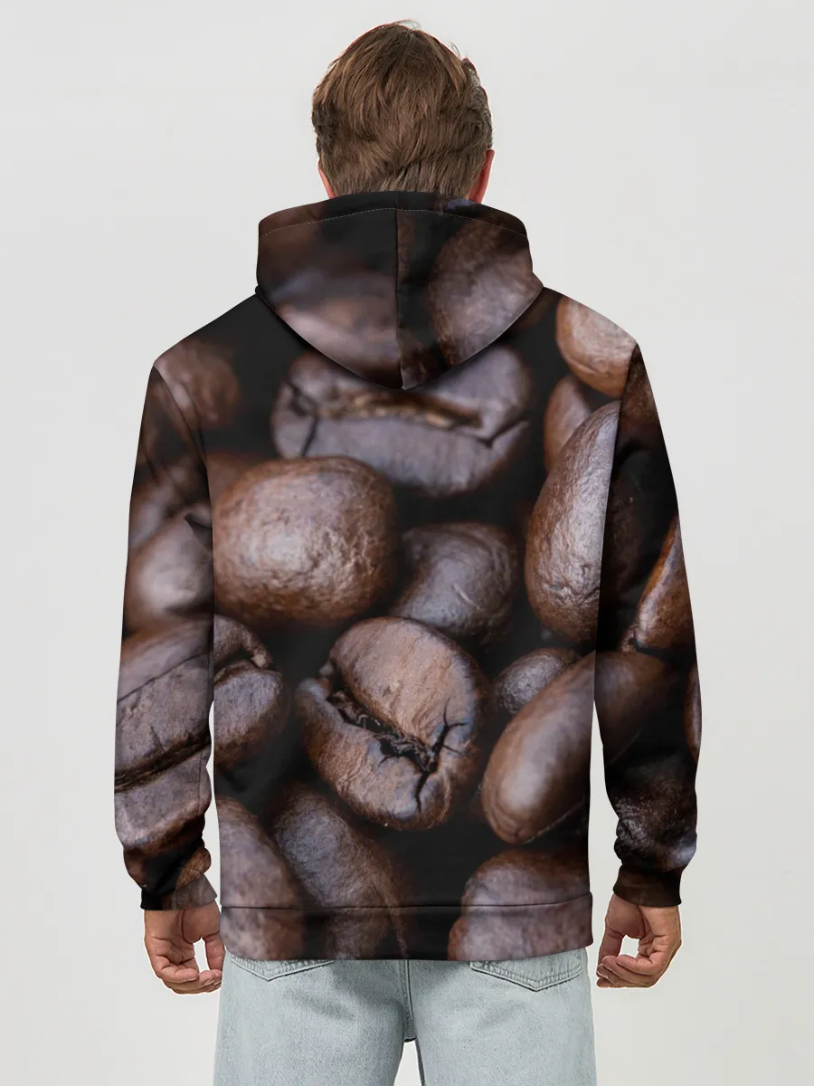 Худи мужской база хлопок / Кофейные зёрна