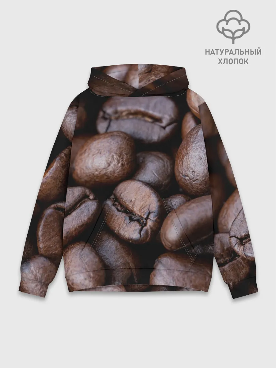 Худи мужской база хлопок / Кофейные зёрна