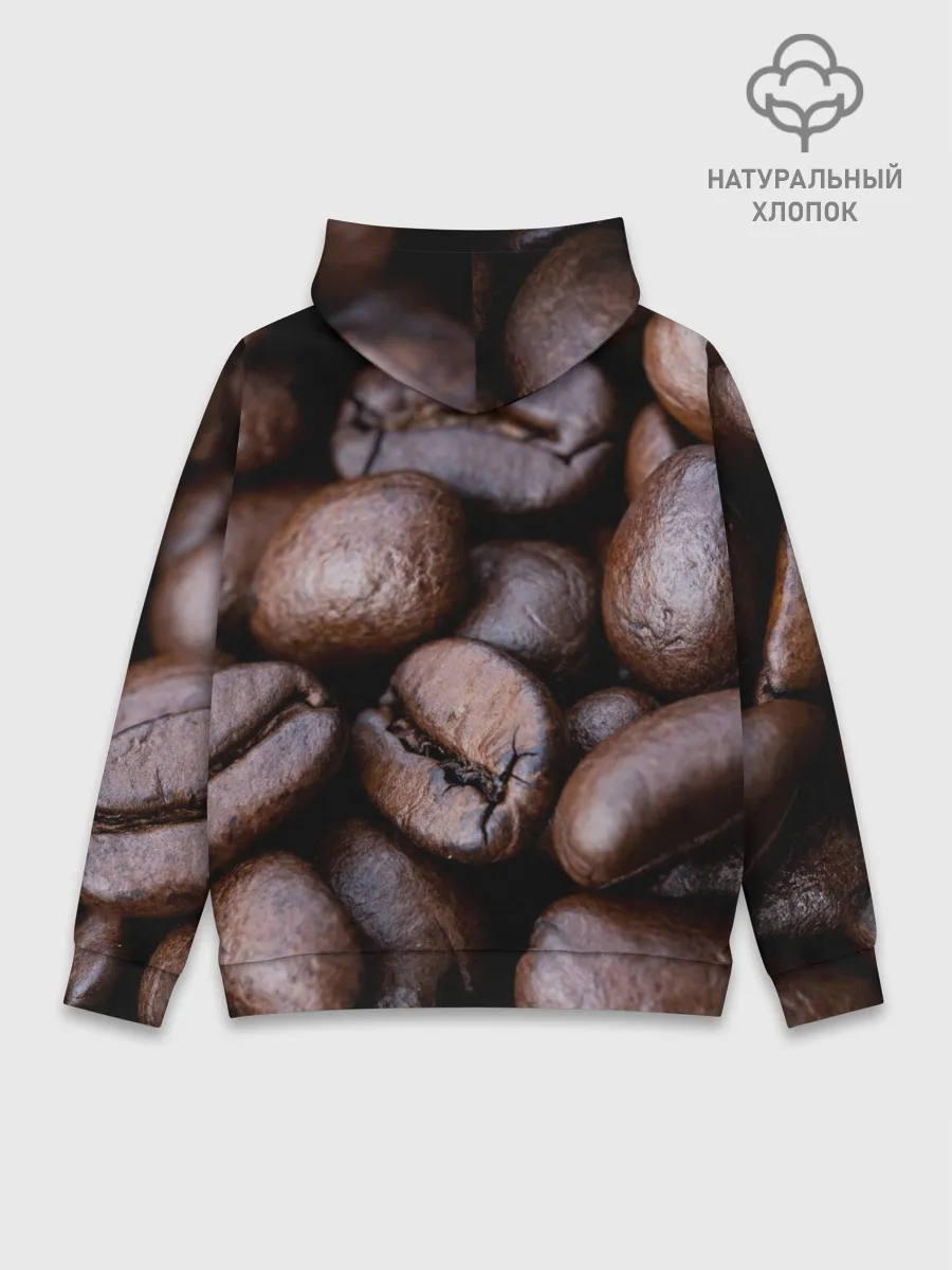 Худи мужской база хлопок / Кофейные зёрна