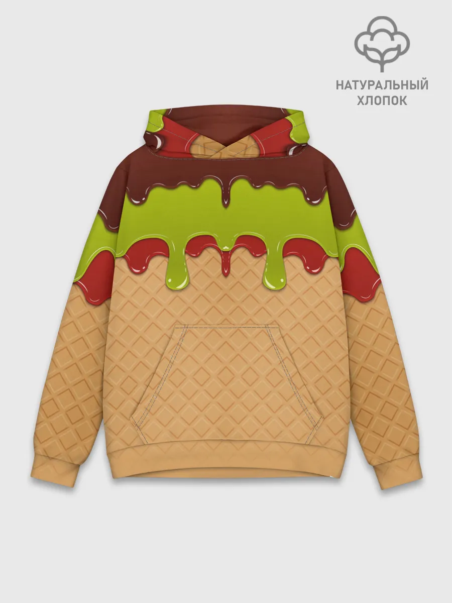 Худи мужской база хлопок / Мороженое | Ice Scream