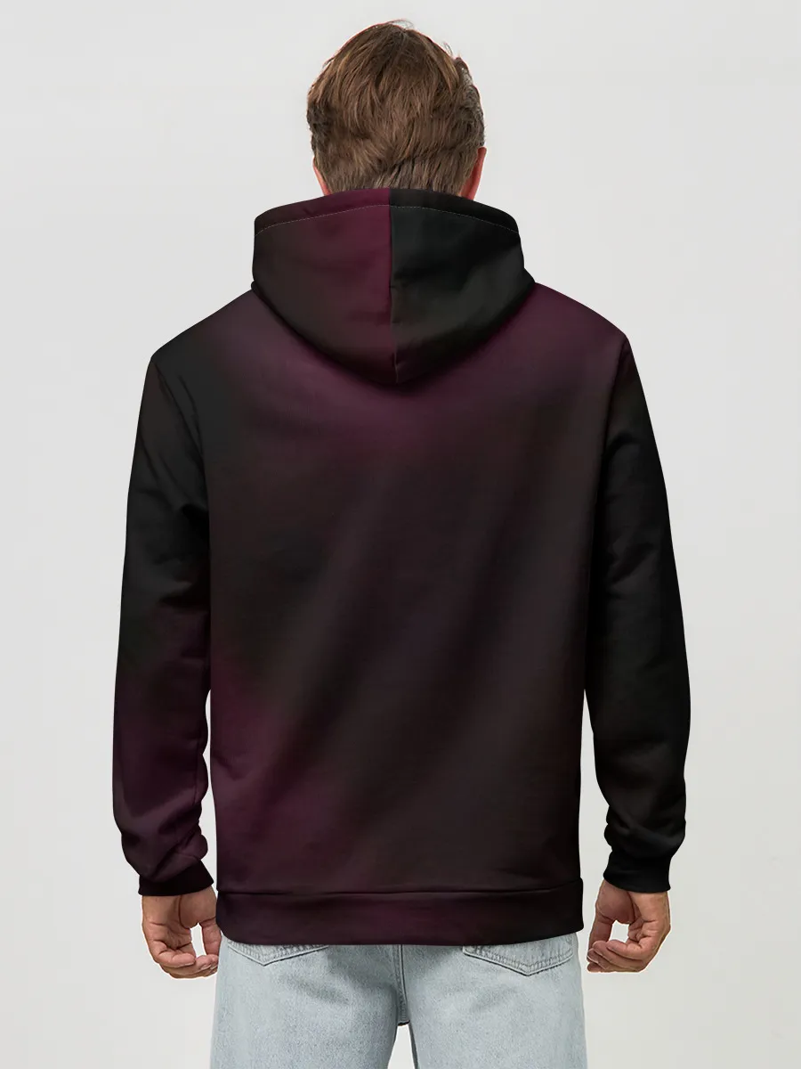 Худи мужской база хлопок / Pink MGK