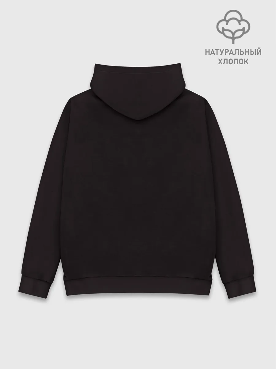 Худи мужской база хлопок / Rose in eye