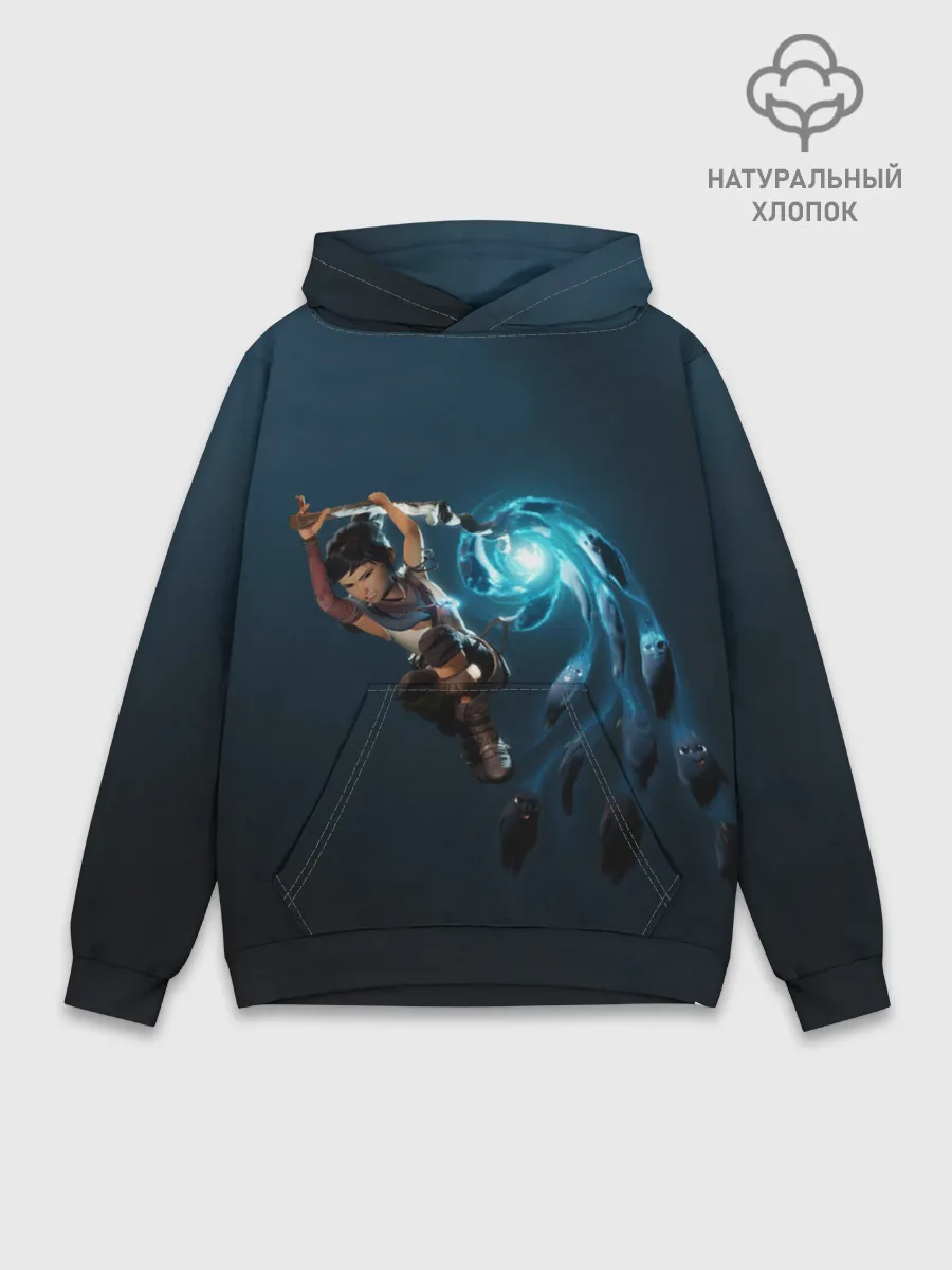 Худи мужской база хлопок / Атака Кены