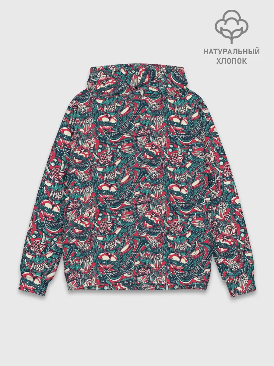 Худи мужской база хлопок / Happy Halloween