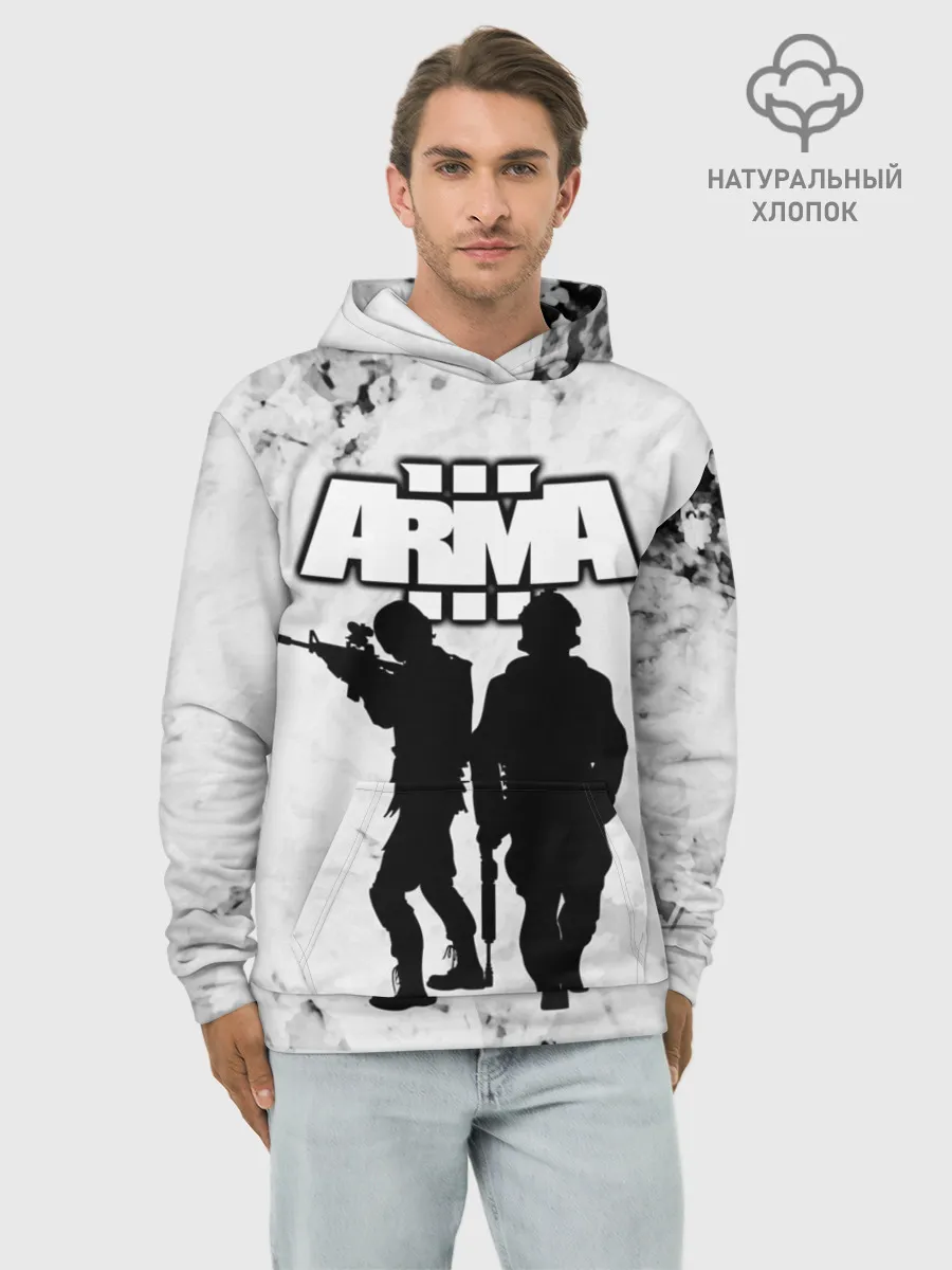 Худи мужской база хлопок / Arma / Арма,Tactical Simulator