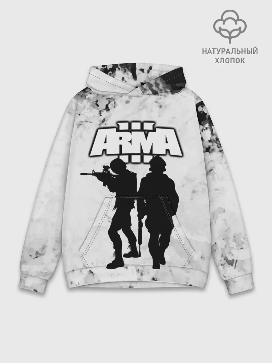 Худи мужской база хлопок / Arma / Арма,Tactical Simulator