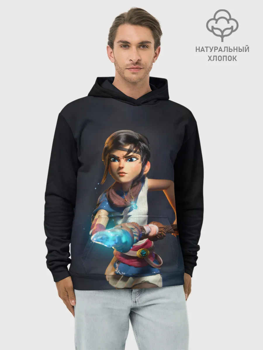 Худи мужской база хлопок / Боевитая Кена