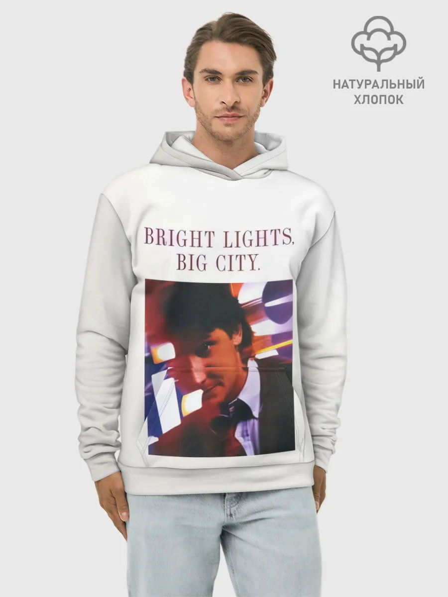 Худи мужской база хлопок / Bright Lights, Big City - Depeche Mode