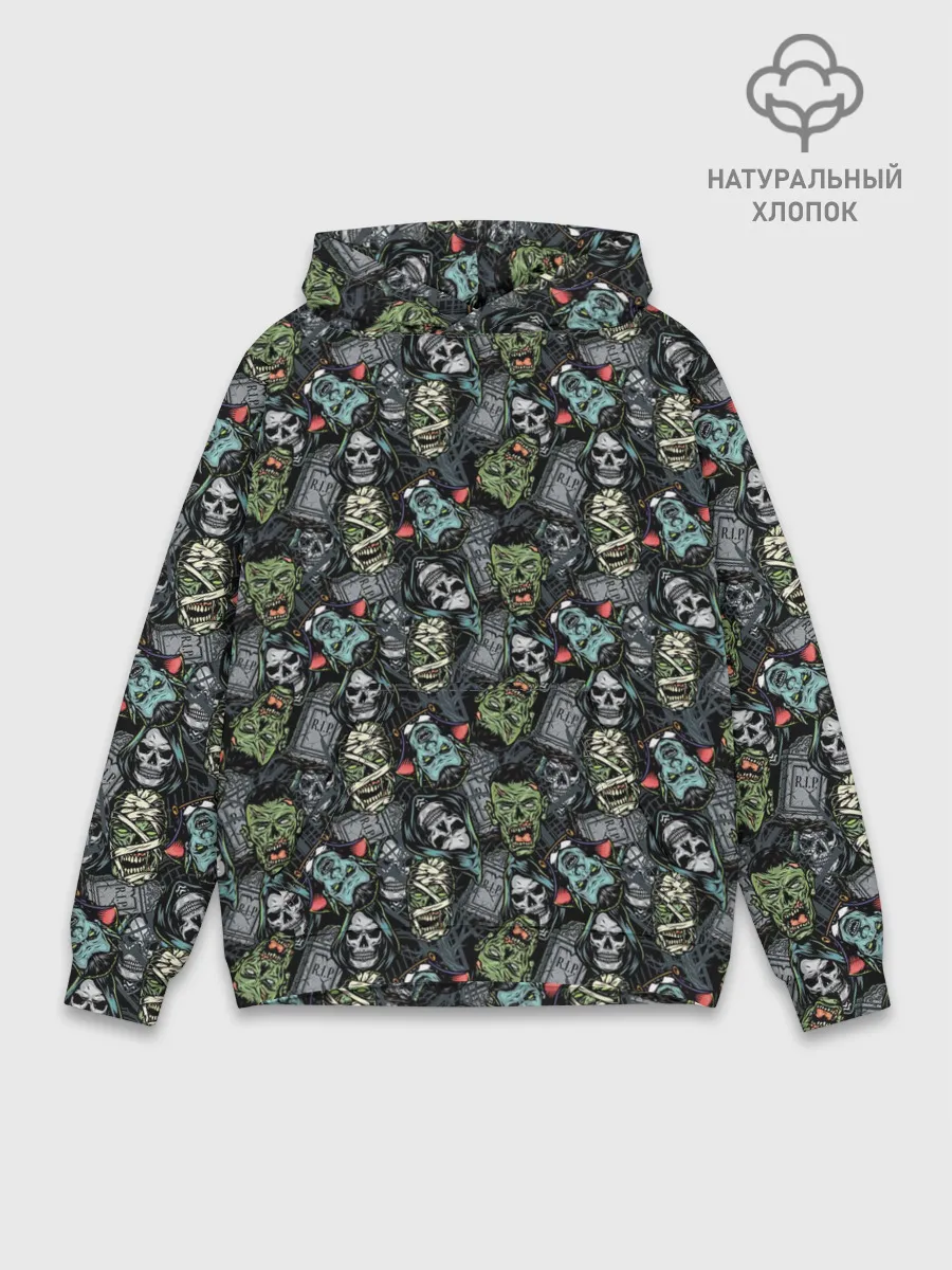 Худи мужской база хлопок / Мертвецы