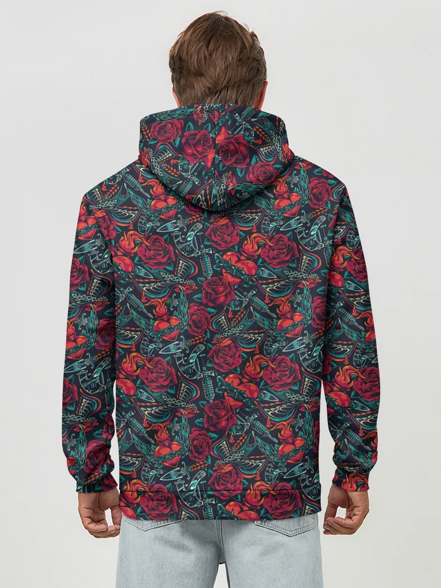 Худи мужской база хлопок / Кольщик