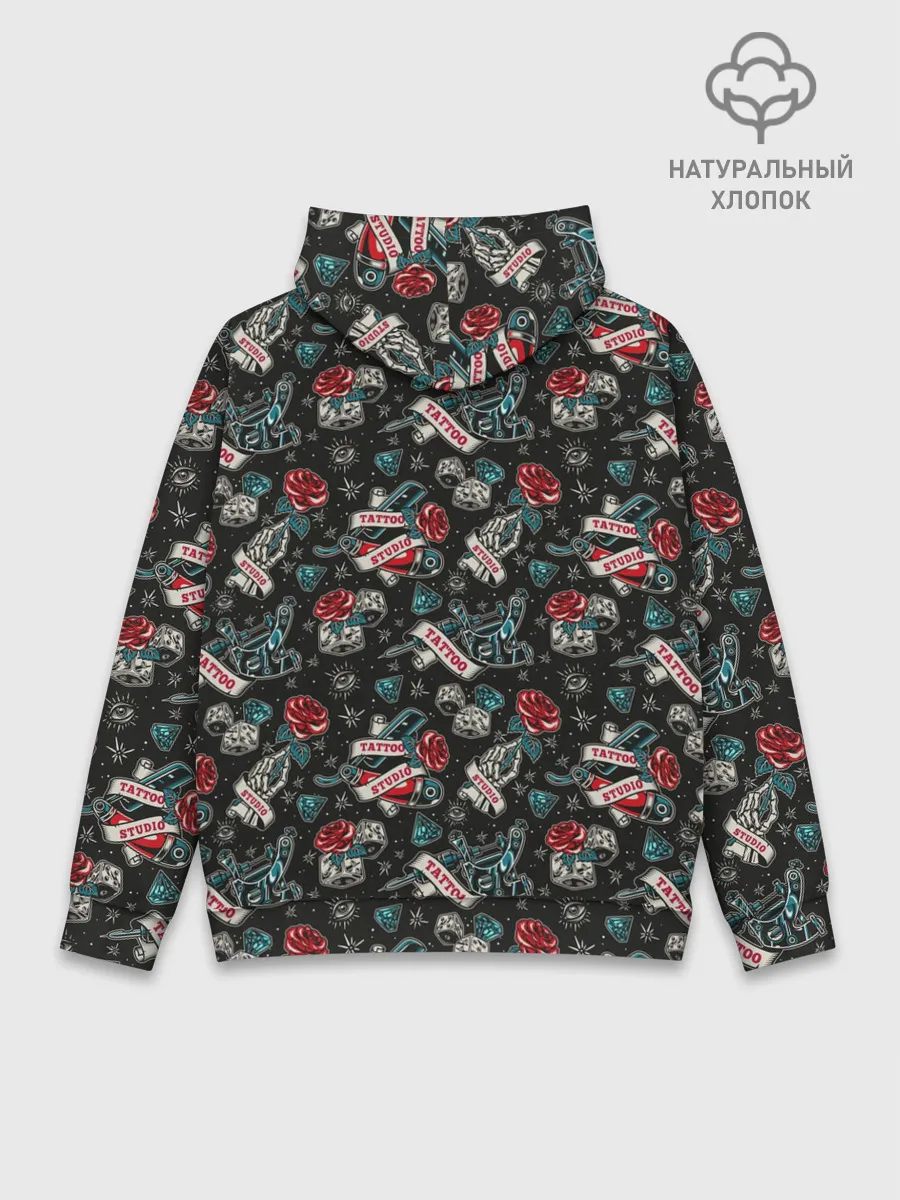 Худи мужской база хлопок / TATTOO