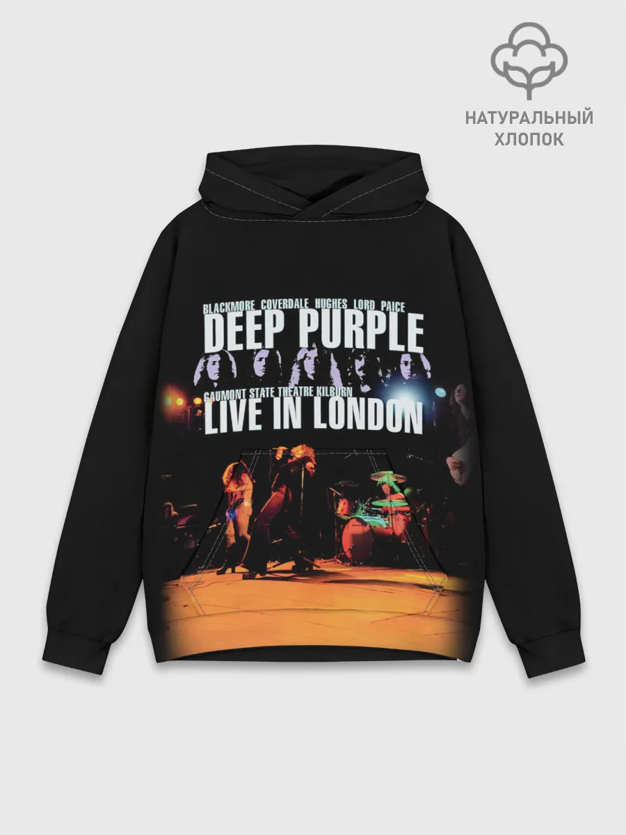 Худи мужской база хлопок / Deep Purple - Live In London